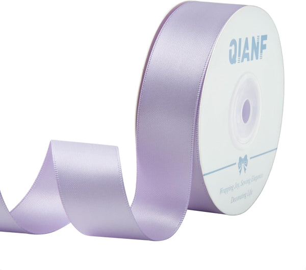 1 Inch Double Face Satin Lavender Ribbon for Gift Wrapping, Hair Bows, Chair Sash, 25 Yards