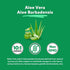 Organic Aloe Vera Capsules, 20% Aloins Supplement, Pure Inner Leaf Gel Concentrate, 120 Count
