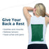 Microwave Heating Pad for Pain Relief, 10" x 7" Portable Heating Pad with Removable Cover for Back, Neck, Shoulders,