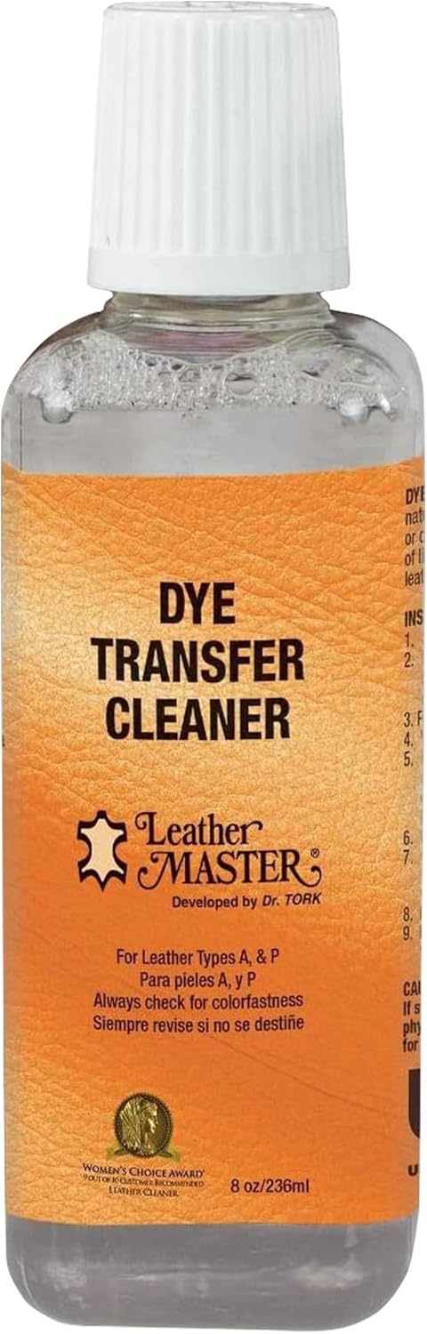 Leather Master Leather Dye Transfer Cleaner, 236 milliliters
