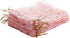 PH PandaHall 5x7 Inches Heart Organza Bags, 100pcs Pink Gift Bags for Jewelry and Wedding Favors