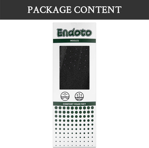 Endoto Replacement Insoles for Vans Skate Shoes - Footwear Inserts for Men & Women, Shock Absorption, Pain Relief