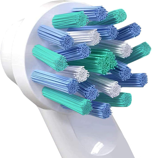 Replacement Brush Heads for Oral B- Pack of 20 Cross Generic Electric Toothbrush Heads for Oralb Braun- Crossact Toothbrushes Compatible with Most Oral-B Bases- Quality Action Bristles