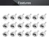 Fielect 20Pairs 18650 Battery Positive Negative Conversion Spring Plate, 16.5mmx16mm Nickeling Plate