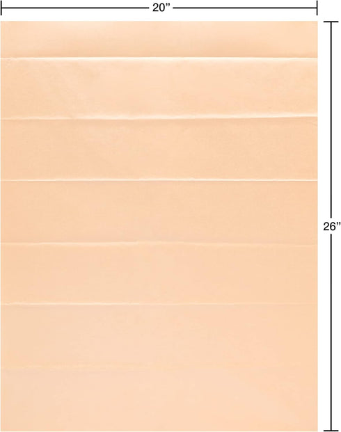 Papyrus 8 Sheet Tissue Paper (Pink and Peach with Rose Edges) for Crafts, Gifts, Decorations, DIY and More