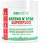 GOBIOTIX Super Greens Powder with Organic Spirulina, Superfood Supplement for Digestive Health, 30 Servings