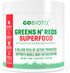 GOBIOTIX Super Greens Powder with Organic Spirulina, Superfood Supplement for Digestive Health, 30 Servings