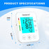 Upper Arm Blood Pressure Monitor, Automatic Digital BP Machine with Backlit LED Screen, Adjustable Cuff, BPM Model