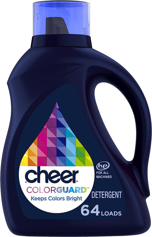 Cheer Liquid Laundry Detergent - 64 loads, 92 fl oz, HE Compatible
