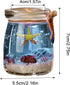 Tanxier 2024 New Oceans Theme Gel Candle,Scented Gel Candle Wax with Real Sand,Starfish and Conch,Oceans Theme Beach