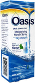 Oasis 1 OZ 2 Pack Moisturizing Mouth Spray for a Dry Mouth, Mild Mint Flavor, FL