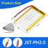 Qimoo 603959 3.7V 1500mAh 603959 Pack PH2.0mm Lipo Battery Rechargeable Lithium Polymer Battery with JST Connector