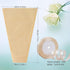 POFUIERKN 50 17.8 9.4inch Pcs Flower Bags for Bouquets, Kraft Paper Flower Wrapping Paper Gift Bags,with Ribbons