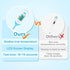 Baby Rectal Thermometer with Fever Indicator, Easy@Home Digital Thermometer with LCD Display for Newborns