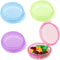 4 Pcs Mini Pill Organizer: Cute Portable Pill Case for Pocket Purse Travel Storage Containers, Earplug Case, Medicine