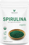 Spirulina Powder Organic: Superfood Powder for Immune Support, Natural Antioxidants & Vitamins, 1 Pound