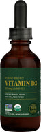Global Healing USDA Organic Vitamin D3 5000IU Liquid Drops for Women & Men - 2 Fl Oz Non-GMO Supplement for Bones &
