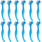 GXXMEI 12PCS Denture Toothbrush Hard/Soft Double Bristle for False Teeth Brush