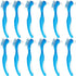 GXXMEI 12PCS Denture Toothbrush Hard/Soft Double Bristle for False Teeth Brush