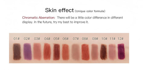 MAEPEOR Matte Lip Liner Set, 12 PCS Classic Colors, Highly Pigmented Velvet Lipliner Pencil Set