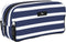 SCOUT 3-Way Toiletry Bag - Travel Makeup Pouch for Women with Three Zipper Compartments, Stands Upright, Wipes Clean