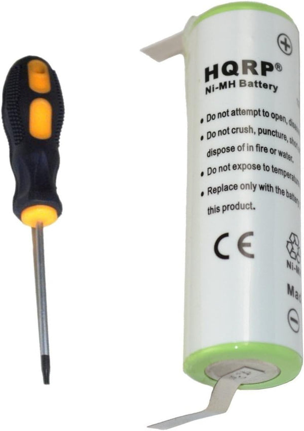 HQRP Battery for Philips Norelco Razor/Shaver T3000 T6000 T7000 T7500 T800 T860 G380 plus Screwdriver