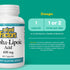 Natural Factors Alpha-Lipoic Acid 400 mg, Whole Body Antioxidant Support, 60 Capsules