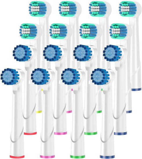 Replacement Heads for Oral B Braun Toothbrushes Electric - 16 Pack Professional Precision & Sensitive Brush Heads