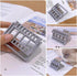 KOOBOOK 2Pcs 16 Holes Acrylic Nail Art Drill Bit Holder, Exhibition Stand Organizer (Gray)