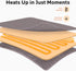Heating Pad for Back Massager: Heating Pad for Lower Back Lumbar Cramps (Deep Gray)