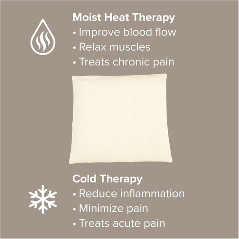 Bed Buddy Microwavable Heating Pad - Lavender Aromatherapy for Back & Neck Pain, Moist Heat & Cooling Therapy