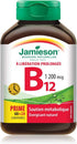 Jamieson Vitamin B12 (Cobalamin) 1200mcg Timed Release - 80 Tablets