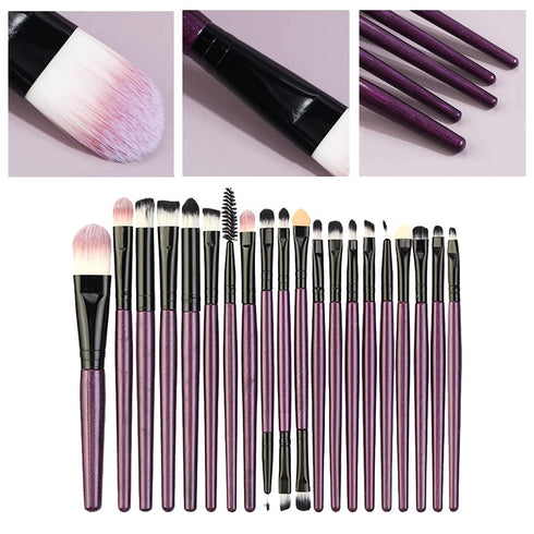 Makeup Brushes 20pcs Proffesional Cosmetics for Face Makeup Brush Set Powder Concealer Eyeshadow Eyebrow Lip Brush Beauty Tools Makeup Brushes