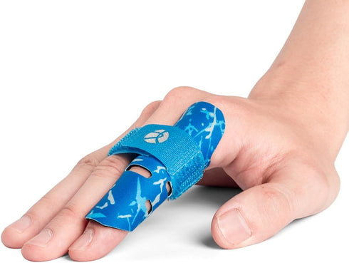 Kuangmi Finger Sleeve Support Protector, Finger Splint Brace for Pain Relief and Preventing Sports Injuries, L/XL