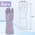 Cleanbear Rubber Gloves, Reusable Household Latex-Free Gloves for Dish Washing and Cleaning, 3 Pairs