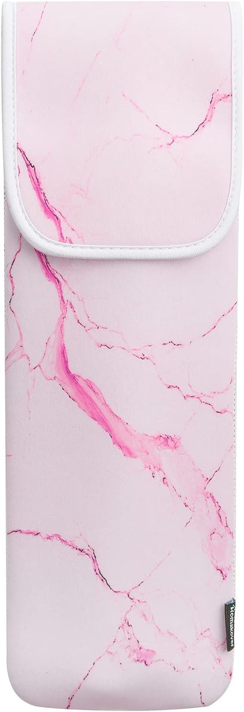 Heat Resistant Neoprene Curling Iron Cover Bag, Universal Travel Case Pouch for Curling Wand, 15 x 5 Inches