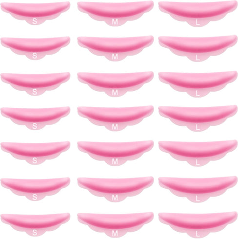 Hicarer 48 Pieces Lash Lift Rods - Silicone Eyelash Pads for Perming Curler Rods in Small, Medium, Large