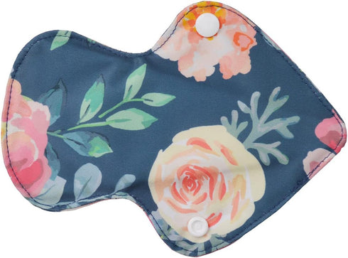 Sigzagor 5 1 Pack) Thong Panty Liners Wet Bag Cloth Menstrual Pads Sanitary Reusable Washable (Scales