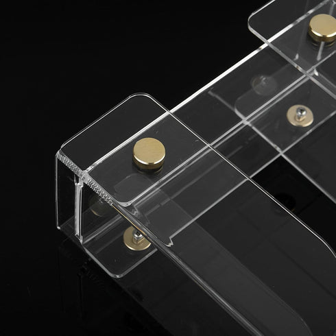 Folded Paper Towel Holder - Acrylic Countertop Dispenser for Z-fold, C-fold or Multi-Fold Paper Towels