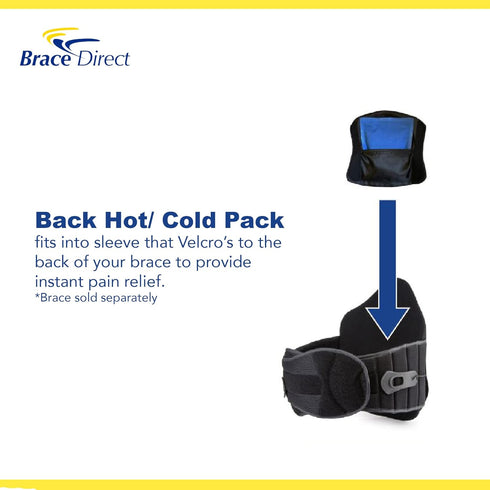 Brace Direct Hot/Cold Pack Insert for Back Braces - Rapid Pain Relief with Reusable Gel Ice Pack