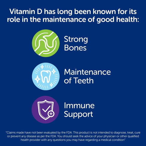 Ddrops Adults 2000IU, 180 Drops, Liquid Vitamin D3 Supplement, Supporting Strong Bones & Immune System