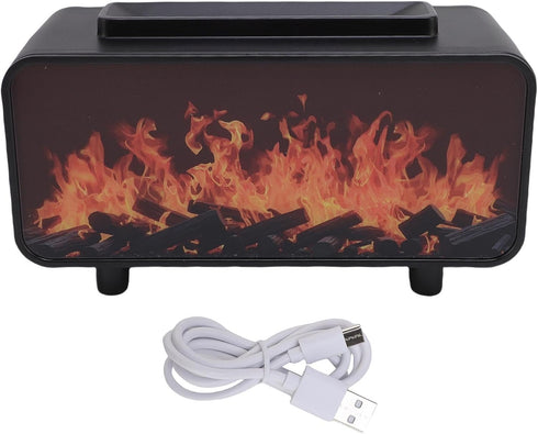 Yoidesu Fire Aroma Diffuser & Humidifier - Black | Auto Shut Off
