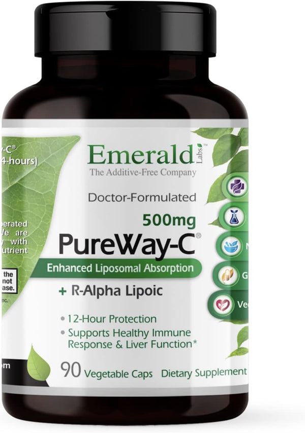 EMERALD LABS PureWay-C - Liver & Immune Support Supplement with R-Alpha Lipoic