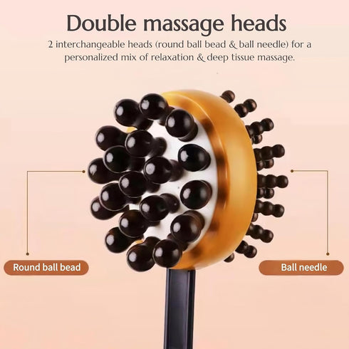 KINTEGOOD Hammer, Hammer Massage Meridians Back Knock Massager, Double Head Back Scratcher Percussion Massager, Manual