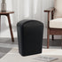 Plastic Trash Can with Swing Lid | 4.2 Gallon | Black | 1 Pack