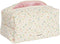 Umchichi Floral Large Cosmetic Bag for Women, Travel Toiletry Bag, Large Cotton Makeup Storage