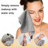 SUNLAND Microfiber Face Cloth, Reusable Makeup Remover Facial Cleansing Towel, 12inchx12inch, 6 Pack Grey