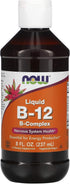 NOW Foods Now Foods Vitamin B-12 Liquid, 8oz (Pack of 2)