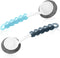 Stainless Steel Scrubber Dish Brush with Handle, Metal Scrubbers for Cleaning Dishes, Pots, Pans, Grills, Sinks