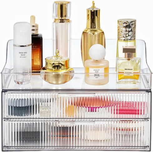 Large Makeup Organizer Countertop, Cosmetic Display Cases, Skin Care Organizer